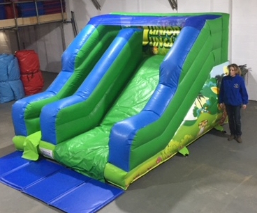 Inflatable Toddler Slide 9ft High Jungle themed - Bouncy Castle Hire in ...