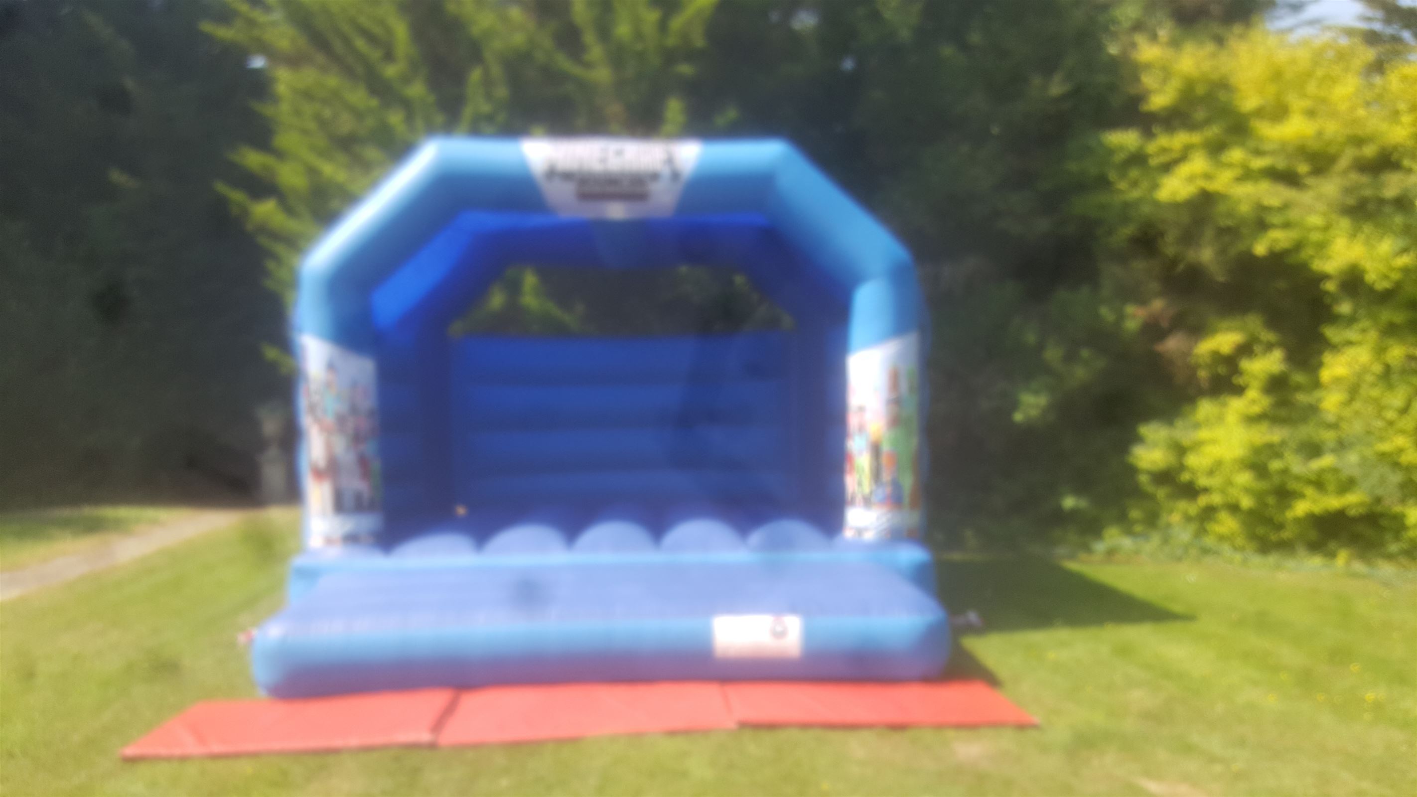 minecraft bouncy castle