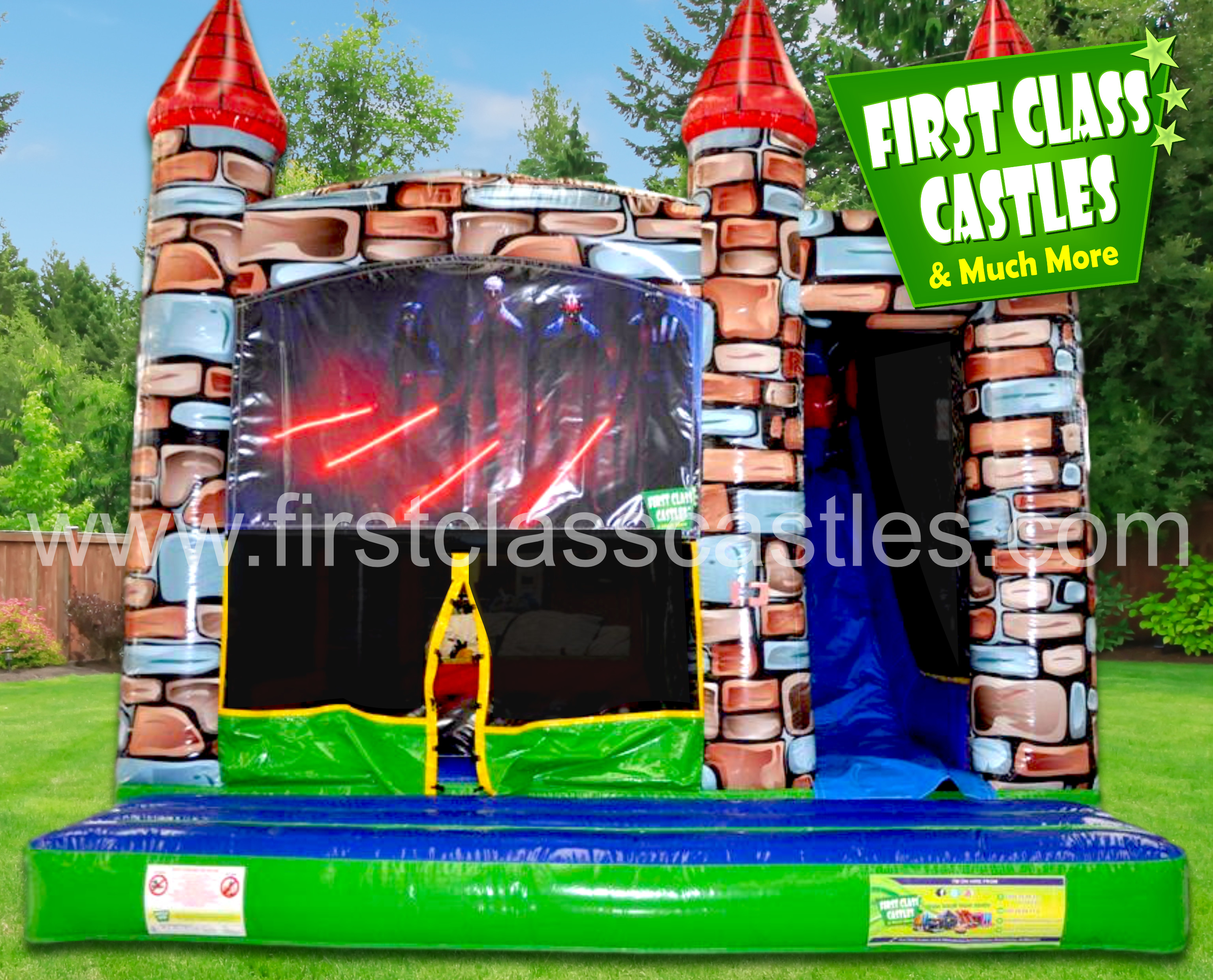 Bounce & Slide Combos Hire Bouncy Castle with Slide Hire Ireland