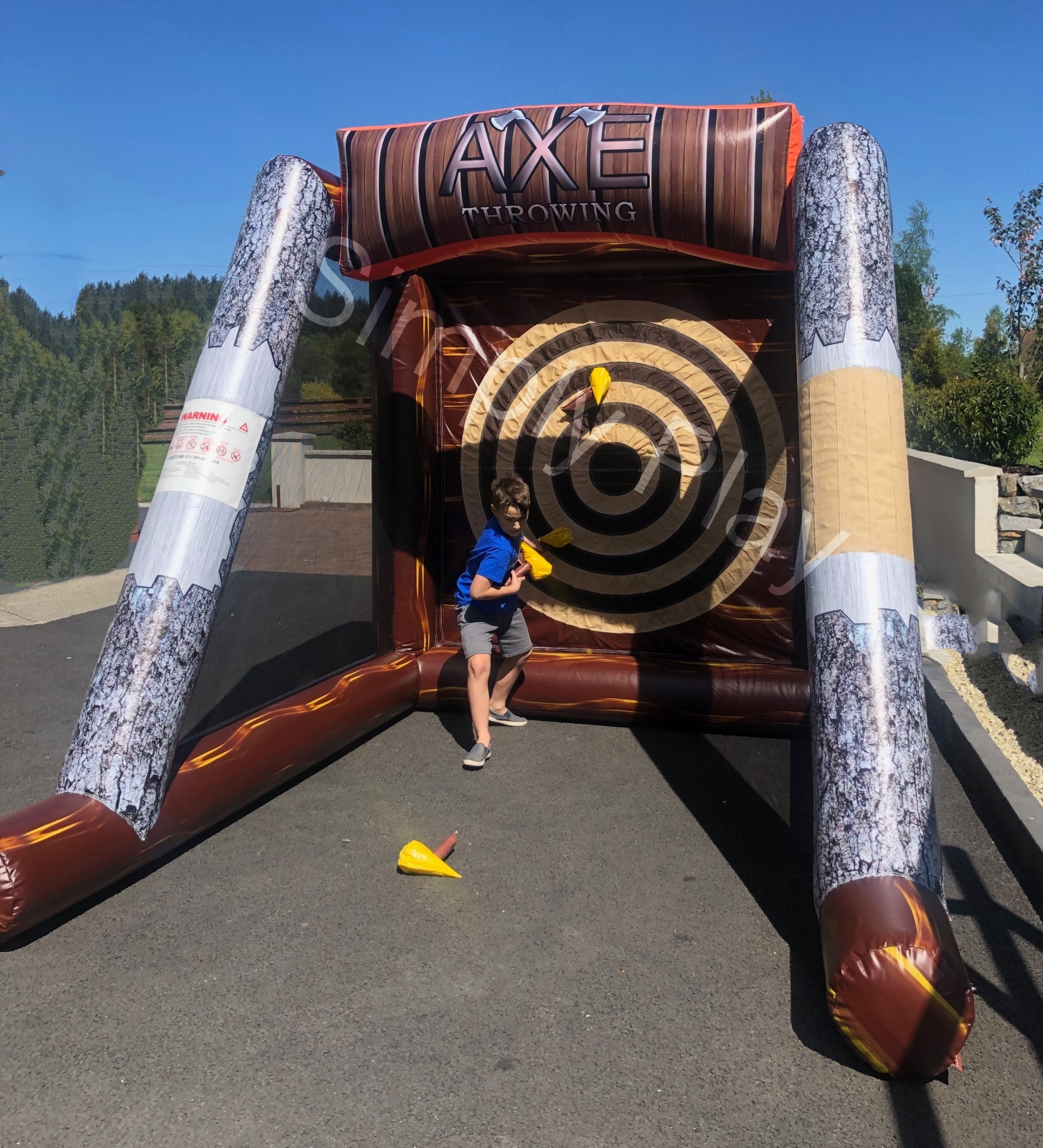 inflatable game hire