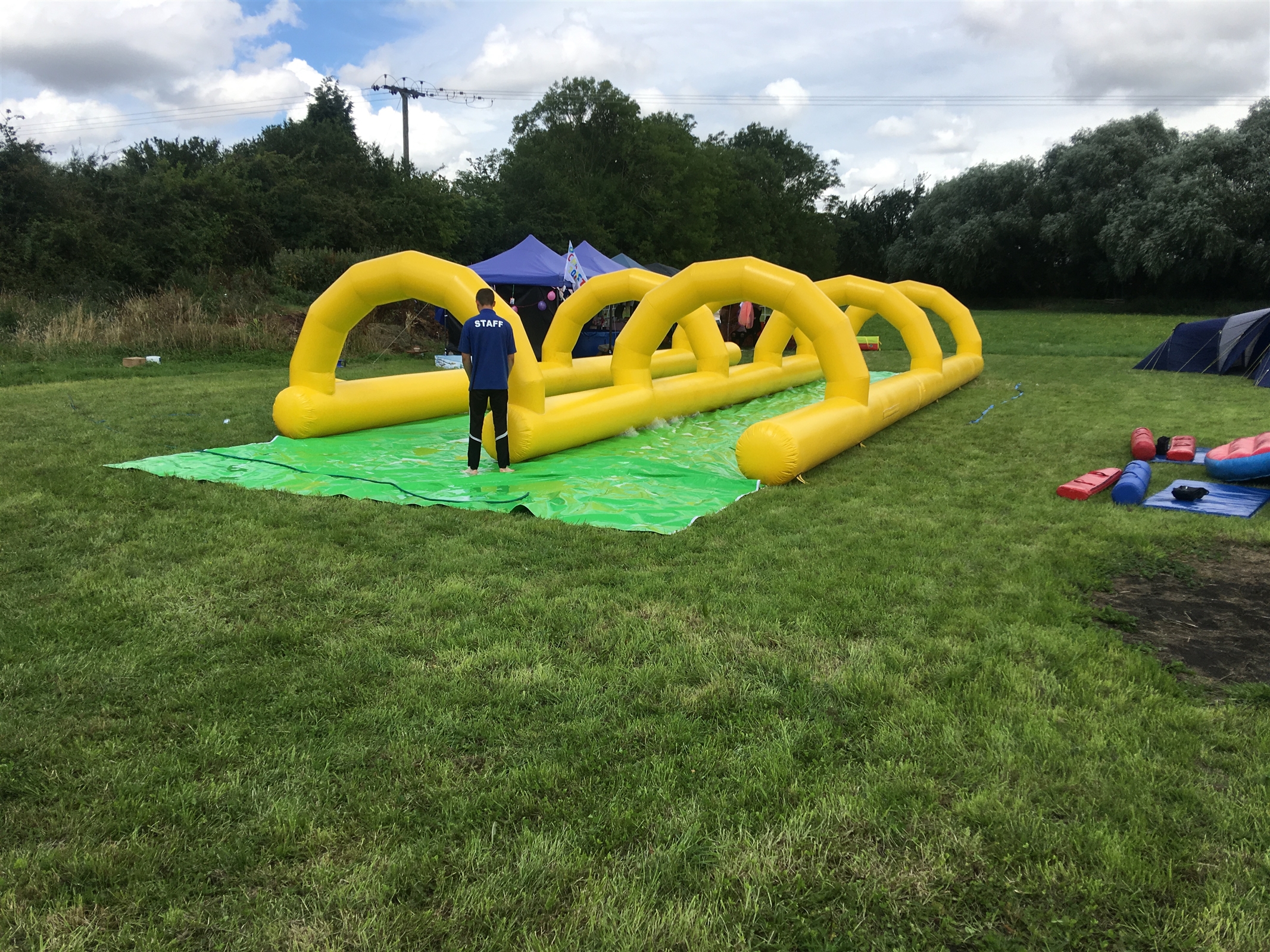 bouncy castle slip and slide