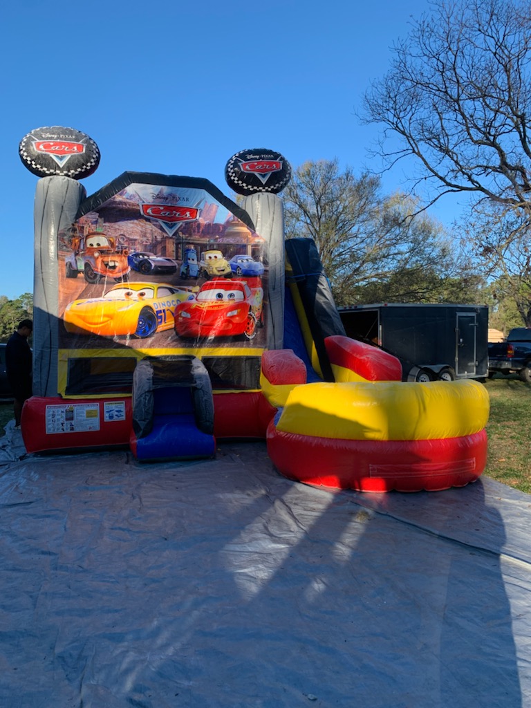 Disney Cars 6 in 1 Combo Bounce House with Pool - Hire in FL | Gloria ...