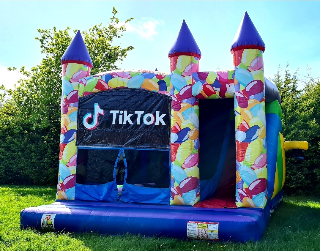 tiktok bouncy castle hire