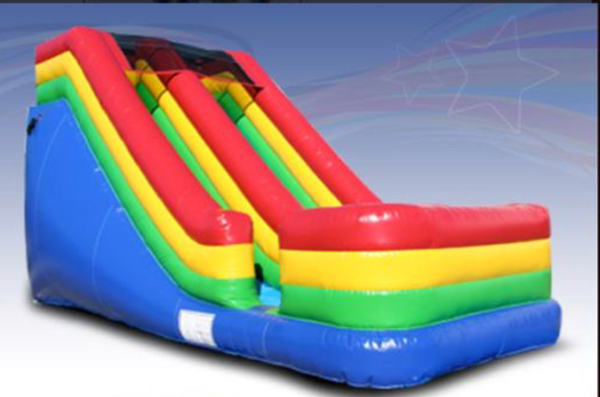 Rainbow Run 18' Inflatable Slide - Inflatable Hire in Arkansas