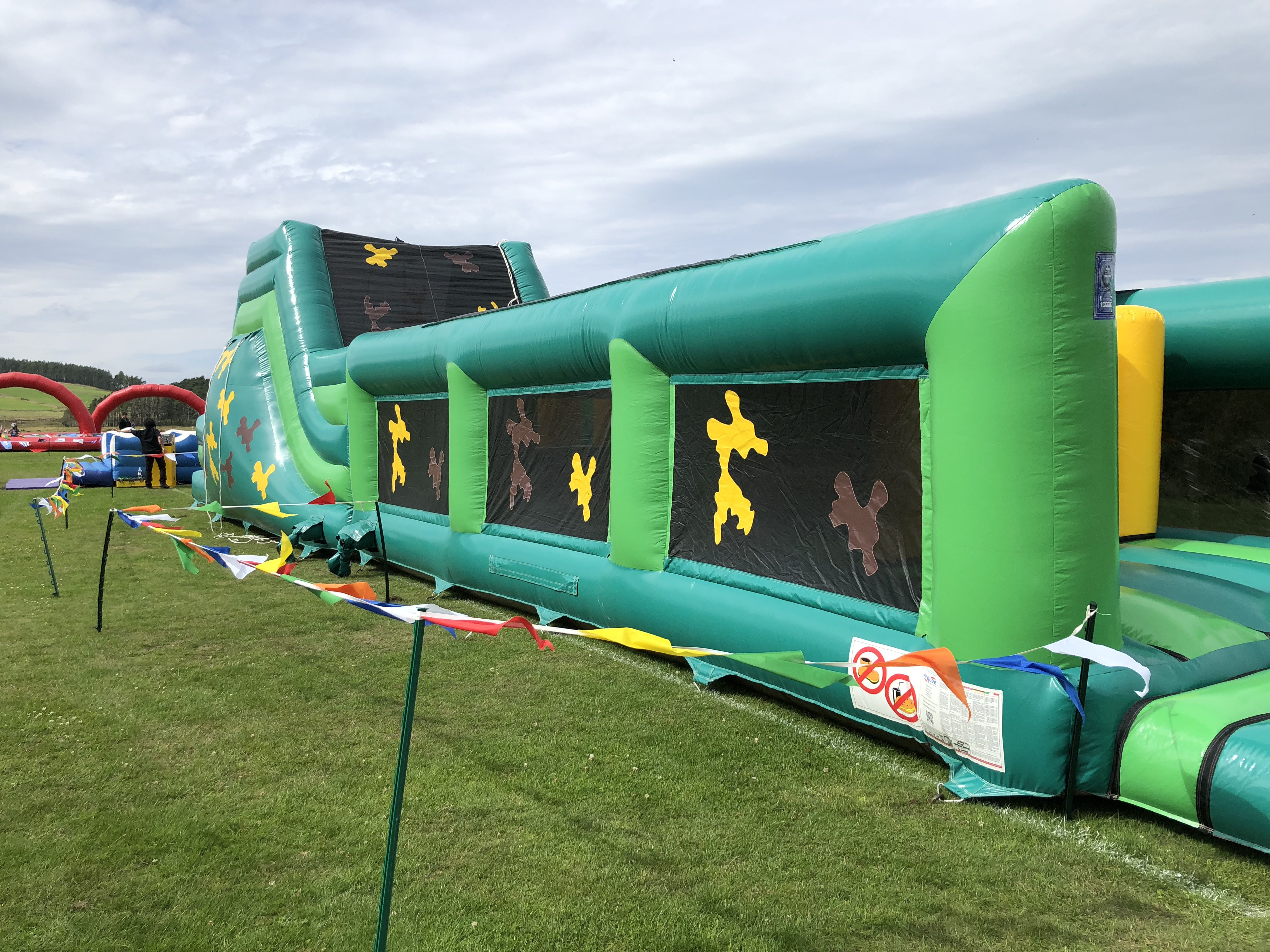 bouncy assault course hire