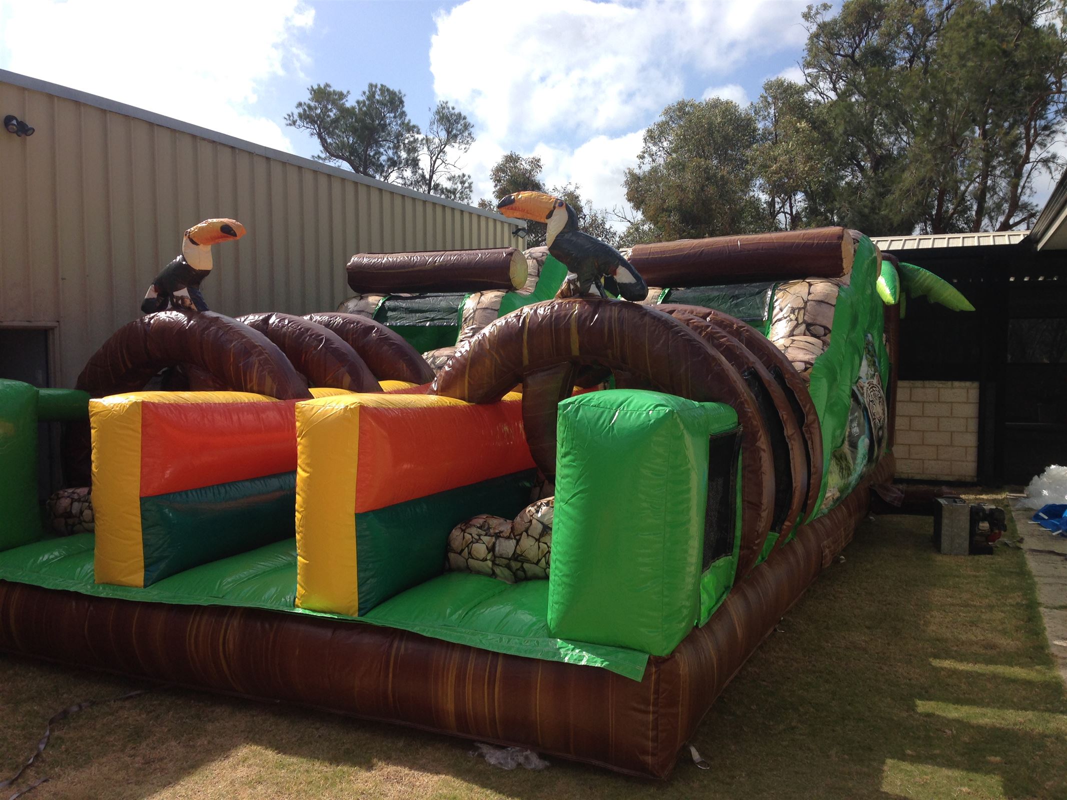 inflatable obstacle course hire