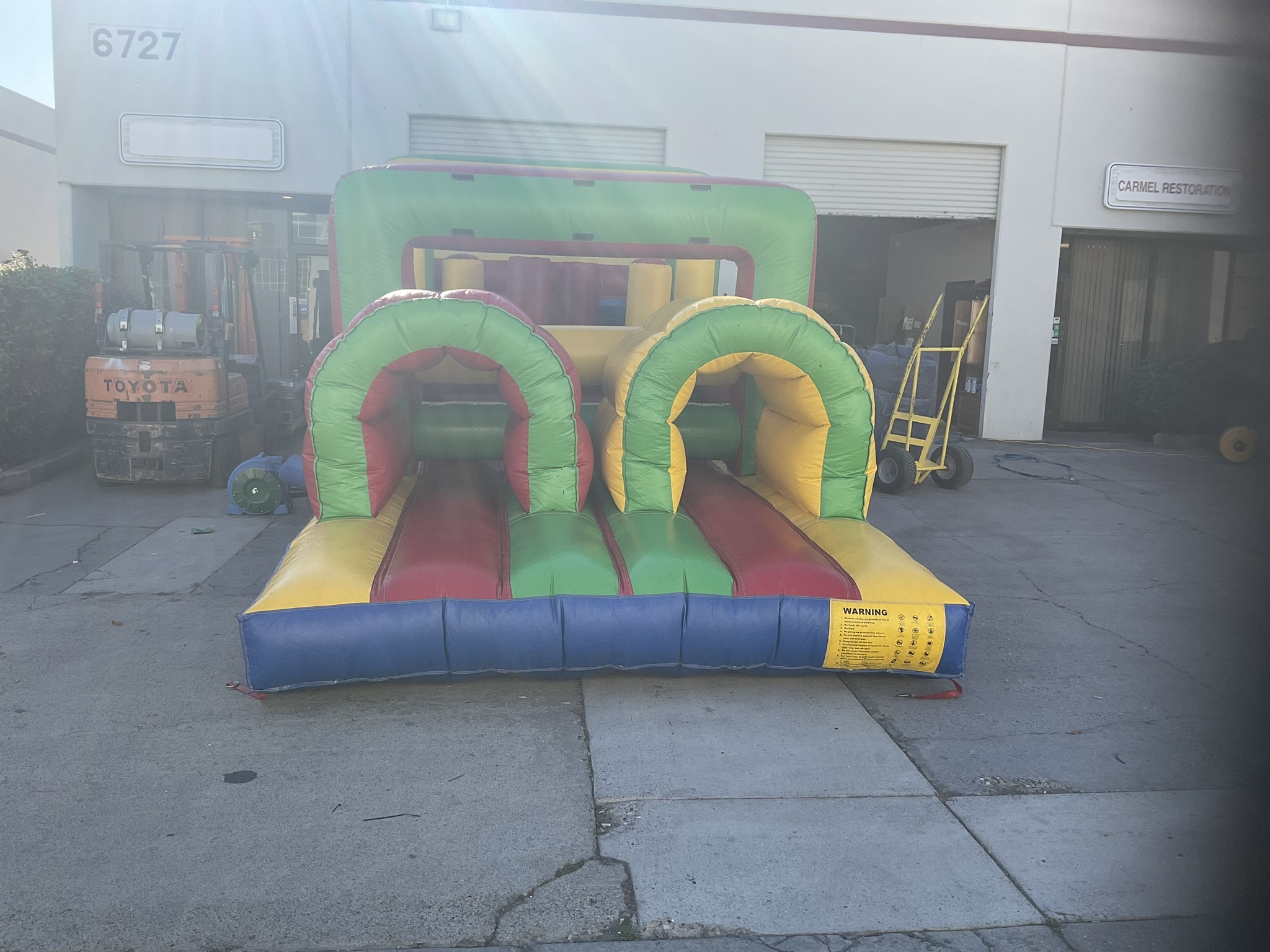 FOR SALE USED 60' Obstacle Course Bounce House Inflatables