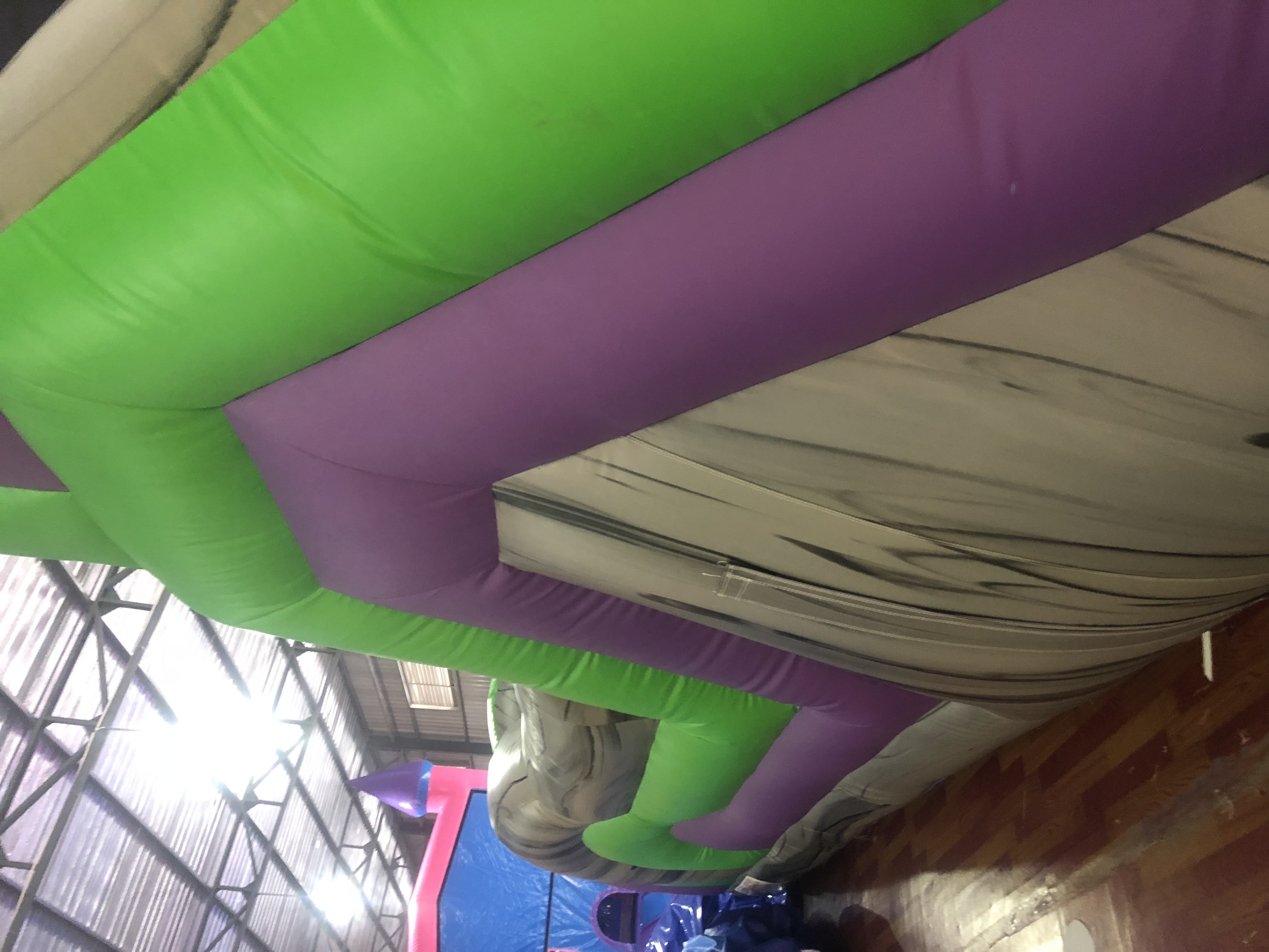 60' Mega Obstacle Course for Rent Sacramento A&E Air Jumpers Rental