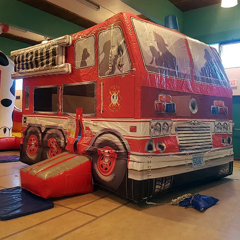Fire Truck Bouncer - Bouncy Castles and party rentals in nanaimo