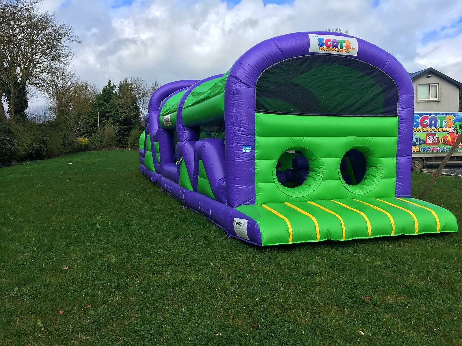 Rock Climbing Obstacle Course (Purple & Green) SBC69 Hire in Wexford