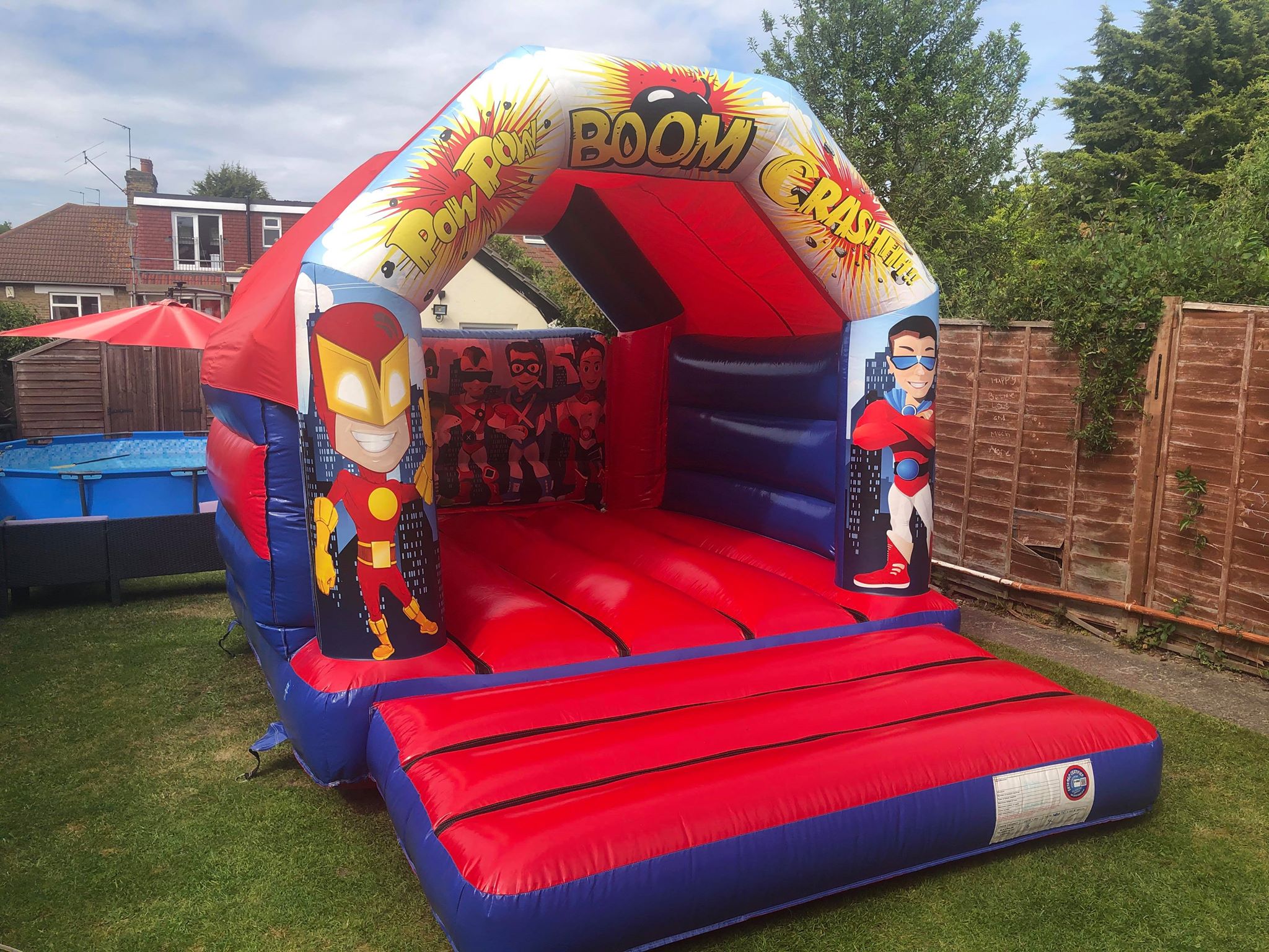 Super Hero Bouncy Castle Hire Welling