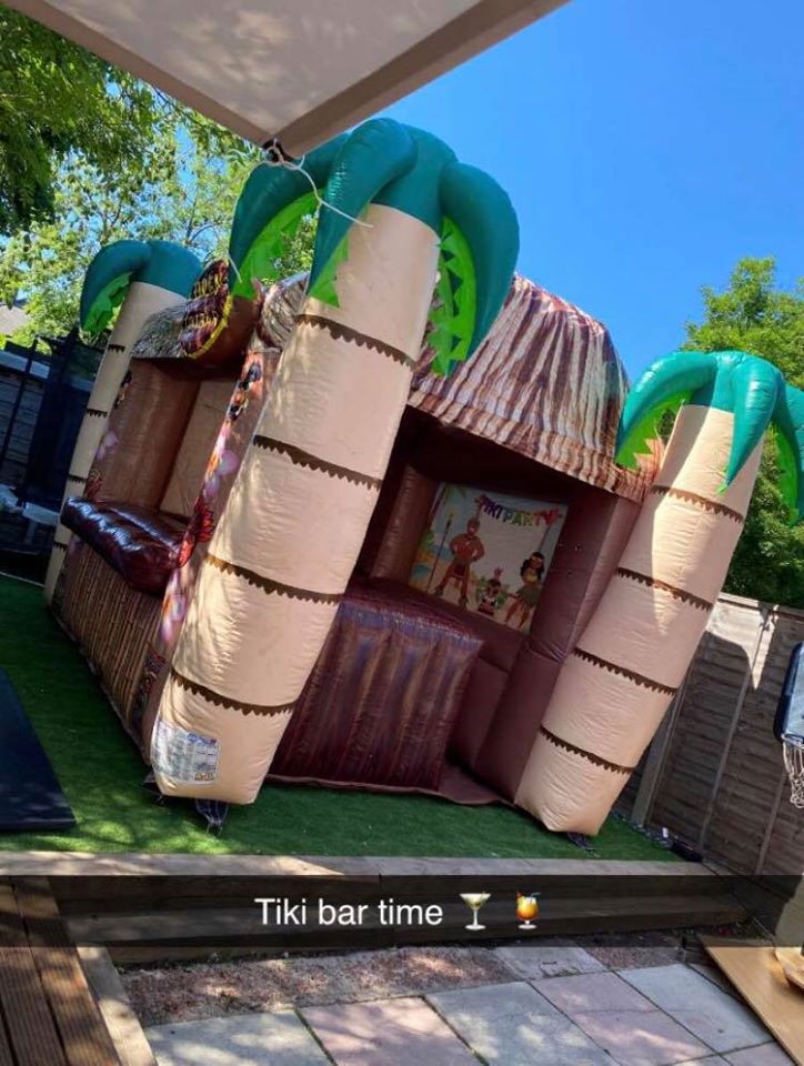 inflatable tiki bar for sale