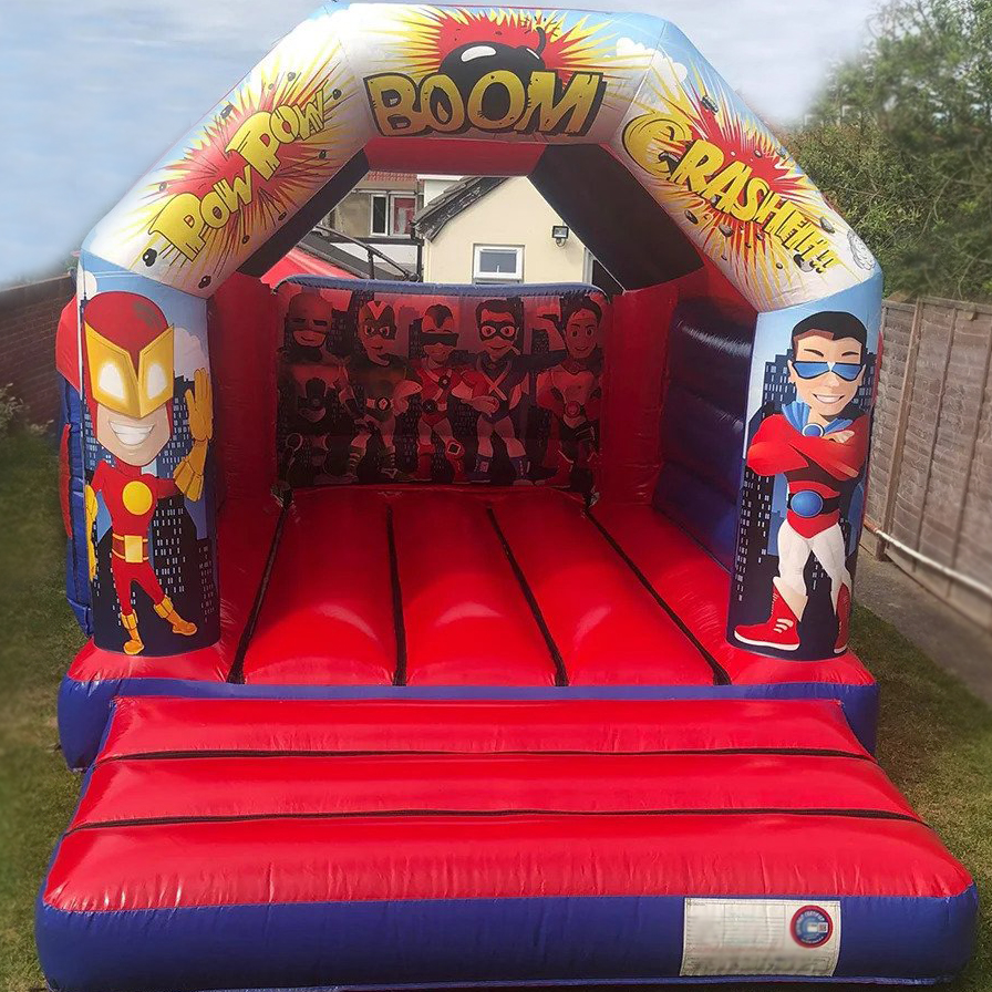 Super Heroes Bouncy Castle