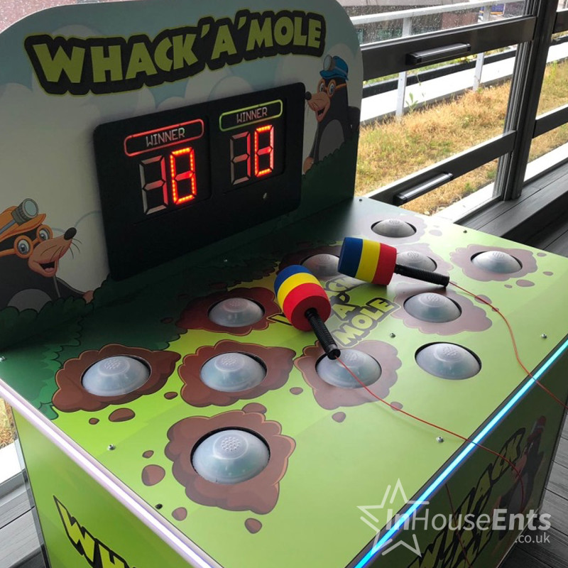 Digital Whack A Mole Game Hire | Interactive Arcade Game for Events UK