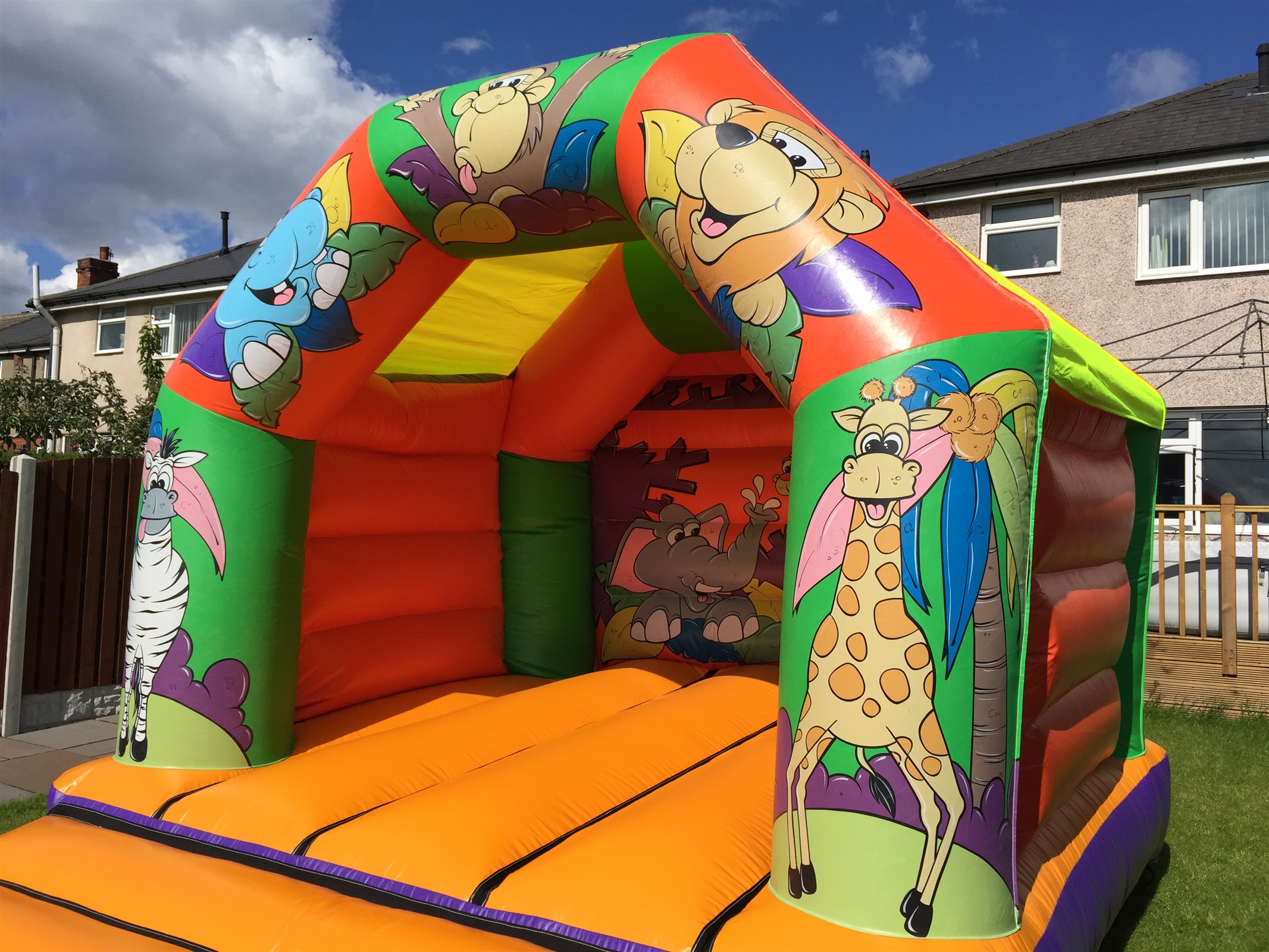 Jungle Theme Bouncy Castle