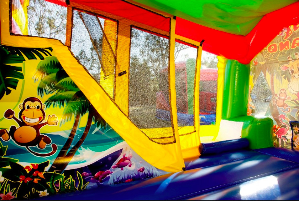 Tropical Island C4 Combo Jumping Castle Hire Adelaide in Adelaide