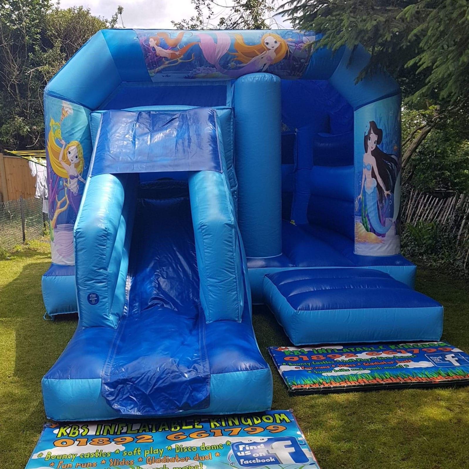 mermaid jumping castle hire