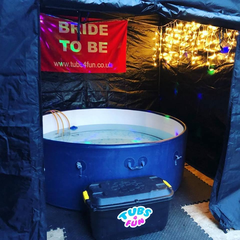 The Ultimate Hen Party Hot Tub And Gazebo Package Weekend Hire Hot Tub And Hot Tub Cinema Hire