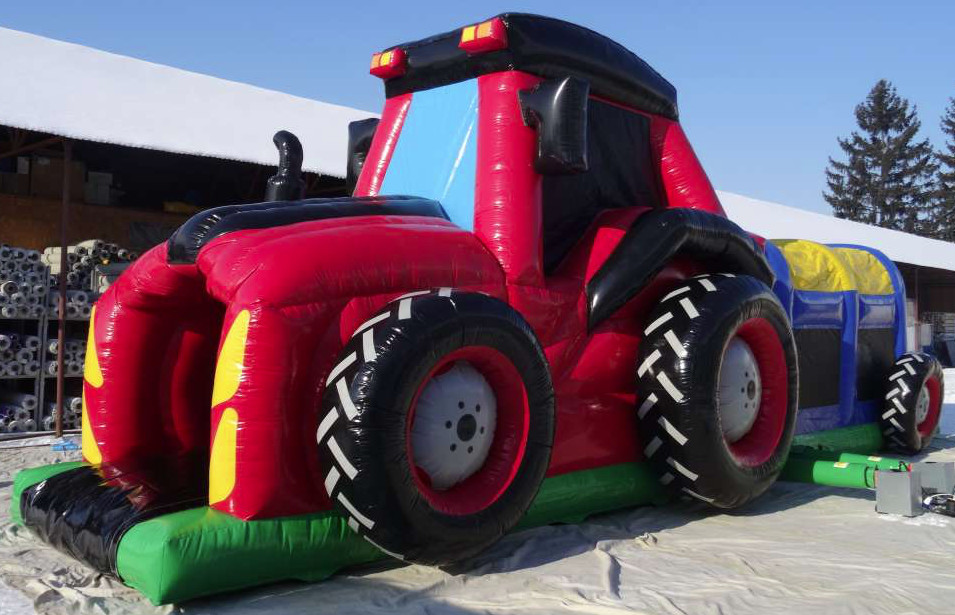 Tractor & Trailer Inflatable Best Bouncy castle & Fairground ride