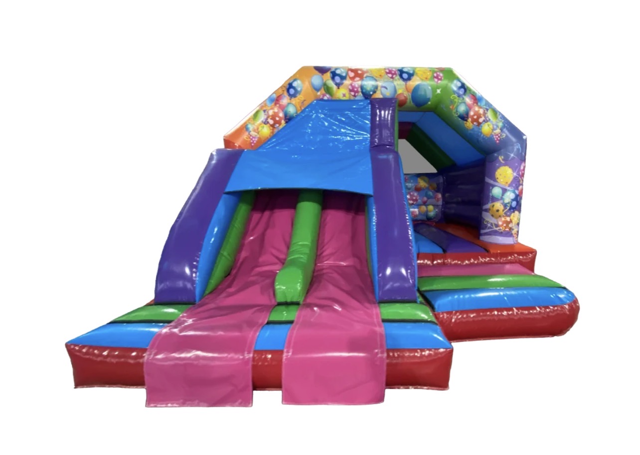 Twin Slide Castle - Hire in Bicester | Bicester Inflatables