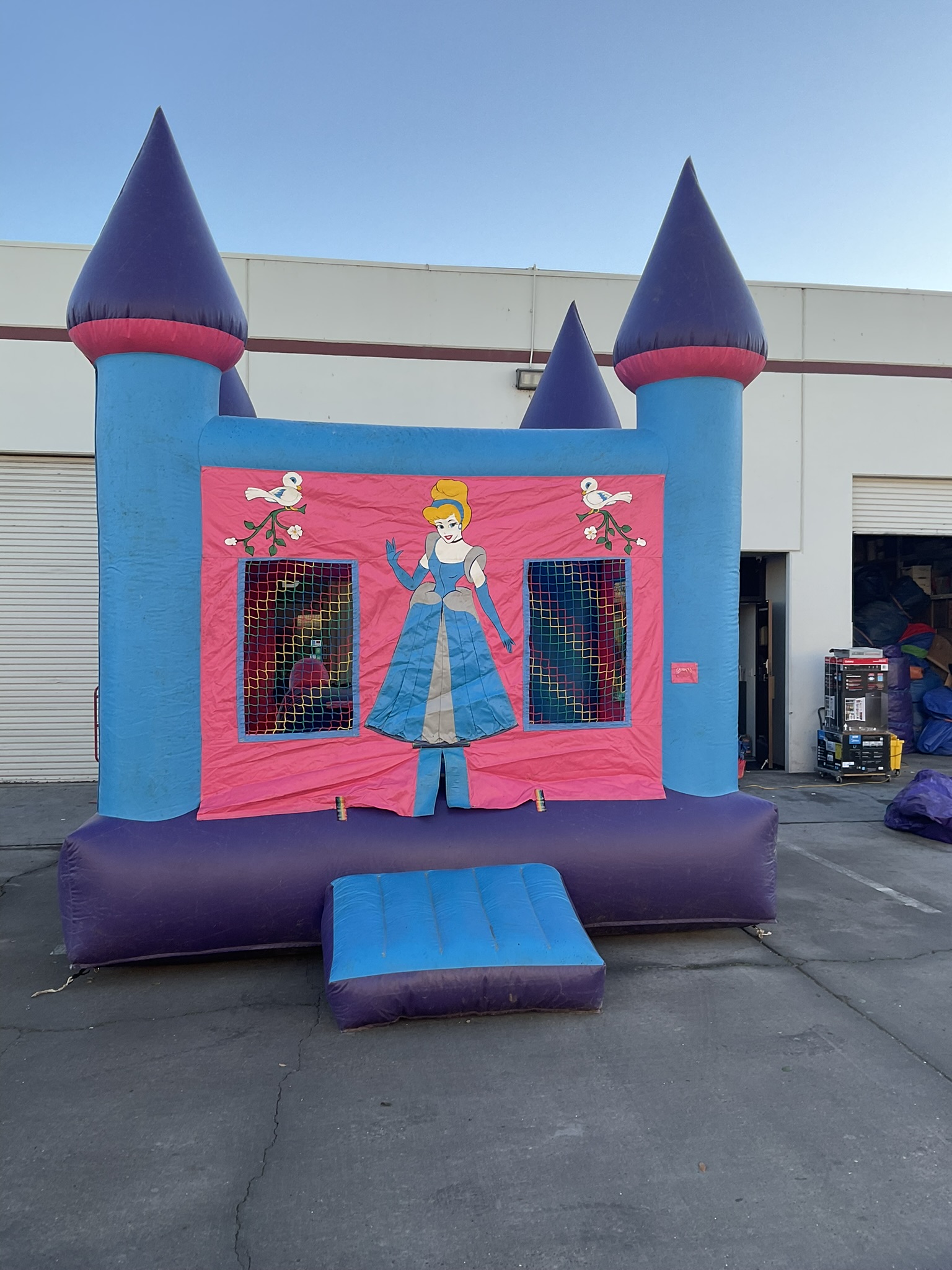 FOR SALE USED Pink Princess Combo Best Bounce House Inflatables