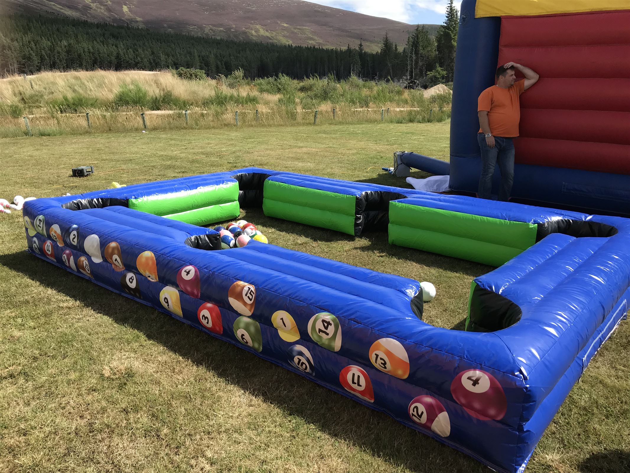 Giant Inflatable Pool Table Best Bouncy Castle Hire service in