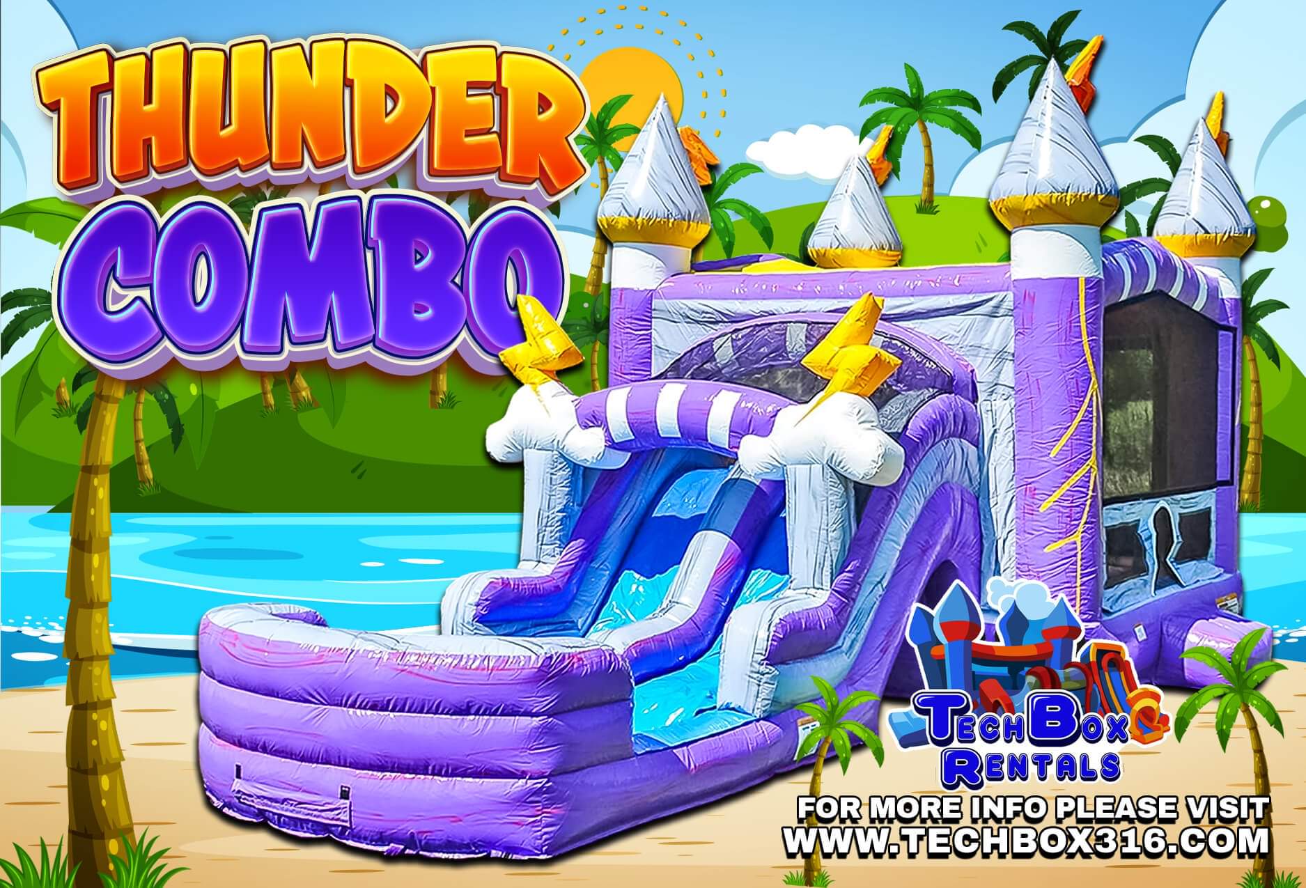 Water/ Dry Combo bounce house