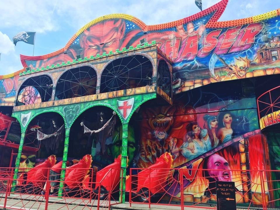 Ghost Train Bouncy Castle Hire, Fairground Attractions and Photo