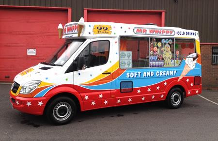 Ice Cream Van Traditional Whitby Morris Whippy Bouncy Castle