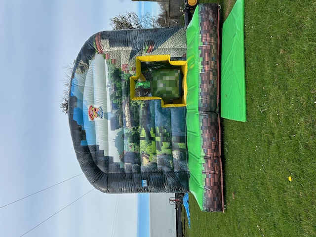 Minecraft Inflatable Obstacle Course Minecraft Obstacle course - Bouncy Castle and Marquee hire in Clare ...