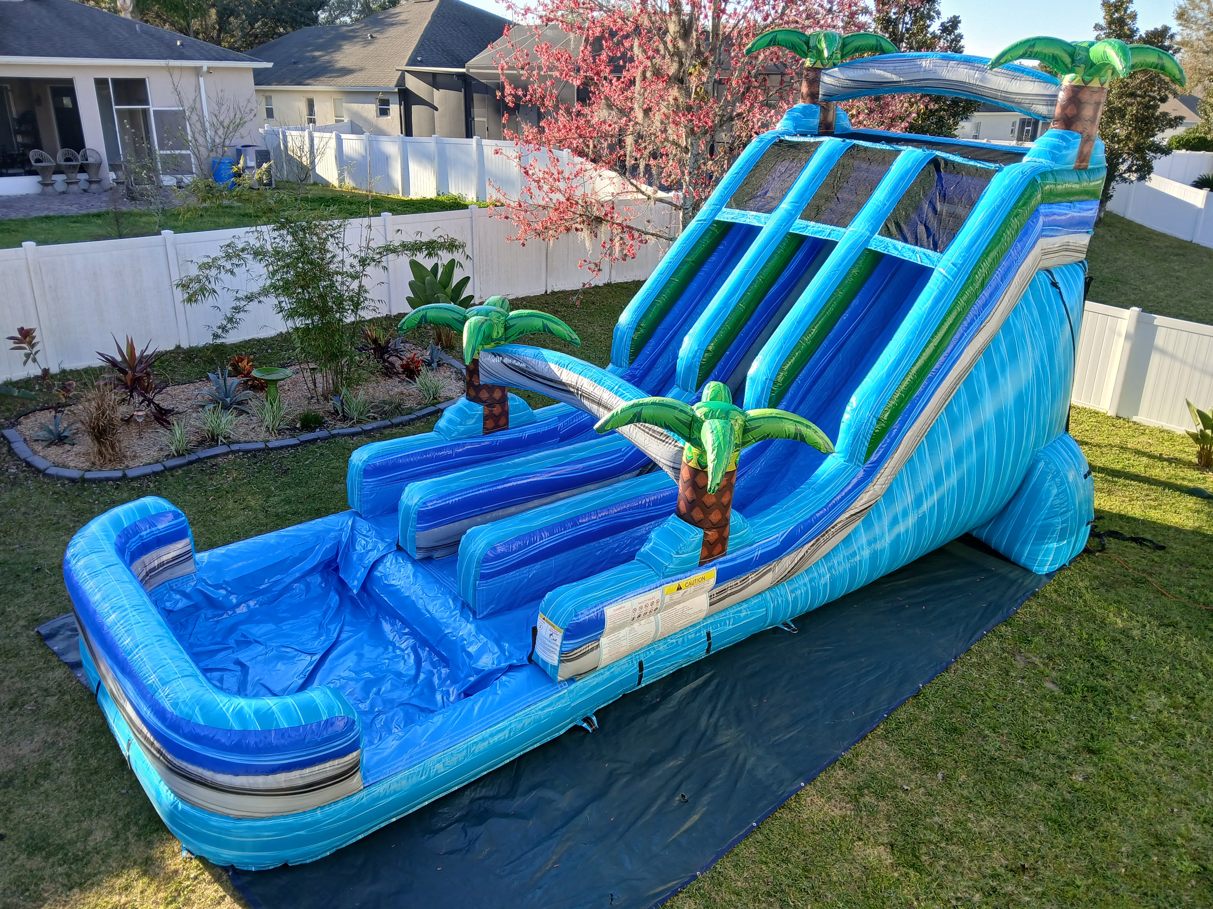 18' Bahama Blast Center Climb Water Slide - Hire in Lake, Sumter and ...