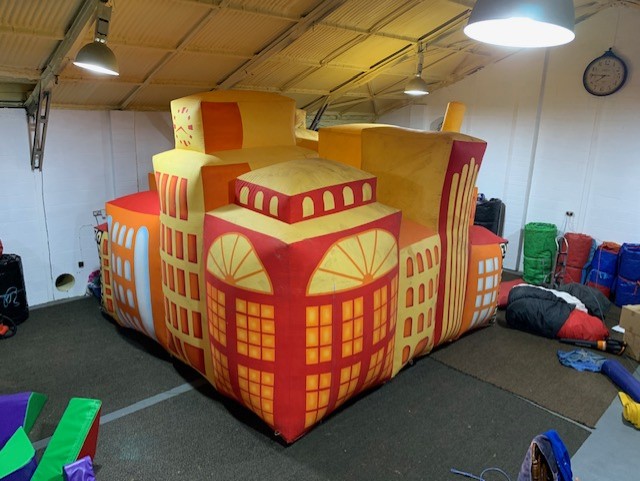 giant inflatable house