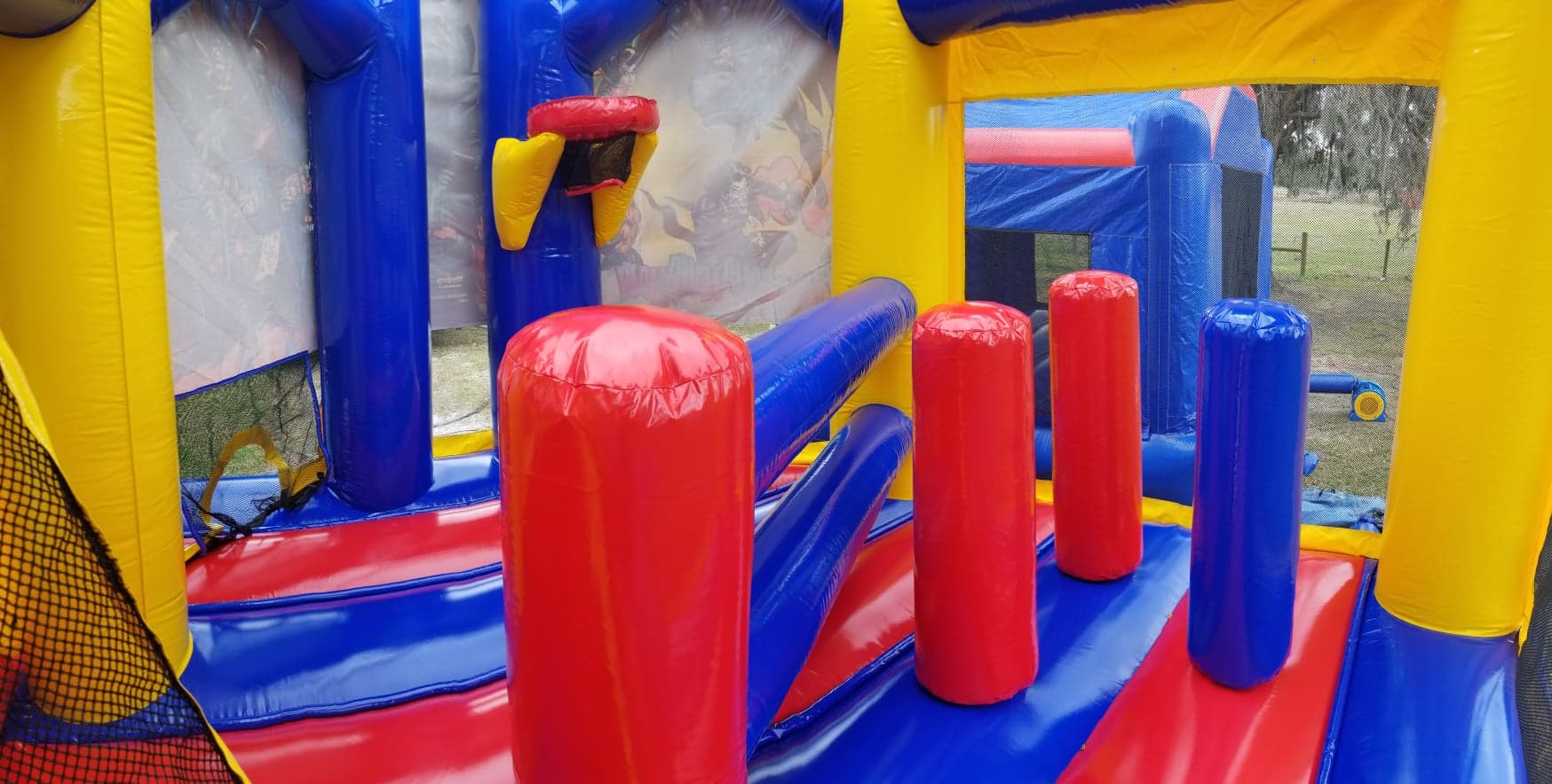 Batman Combo Bounce House Inflatable Rental, Bounce House Rental. in