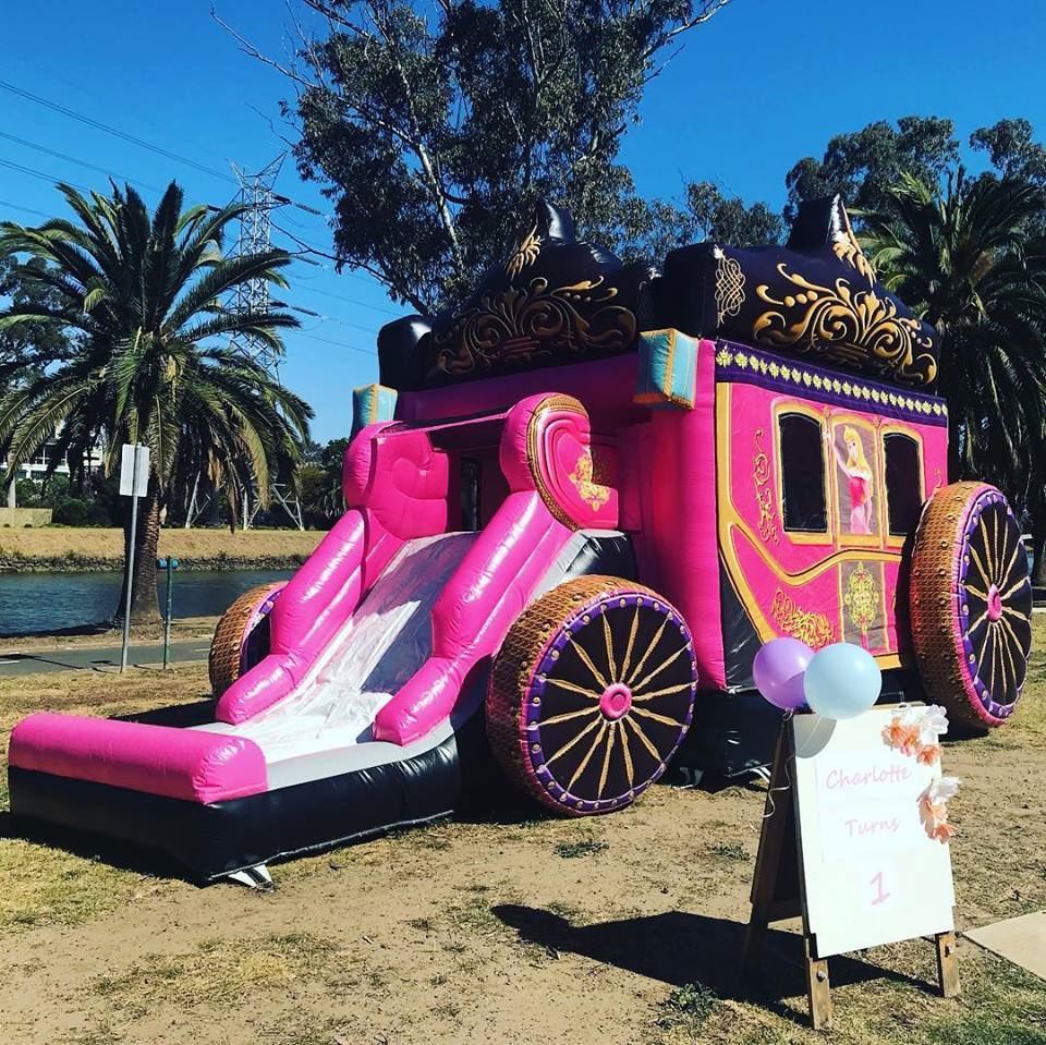 princess jumping castle hire