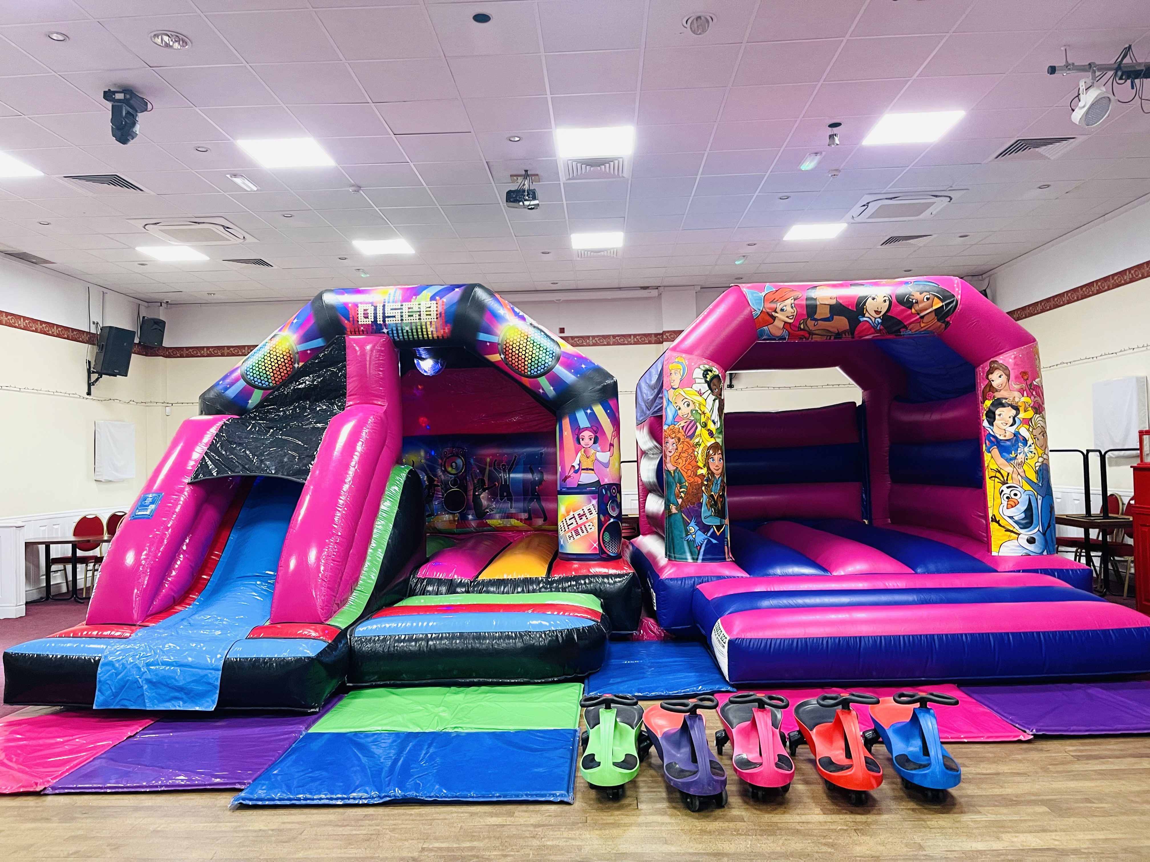 Disco Castle Combi - Hire in Bicester | Bicester Inflatables