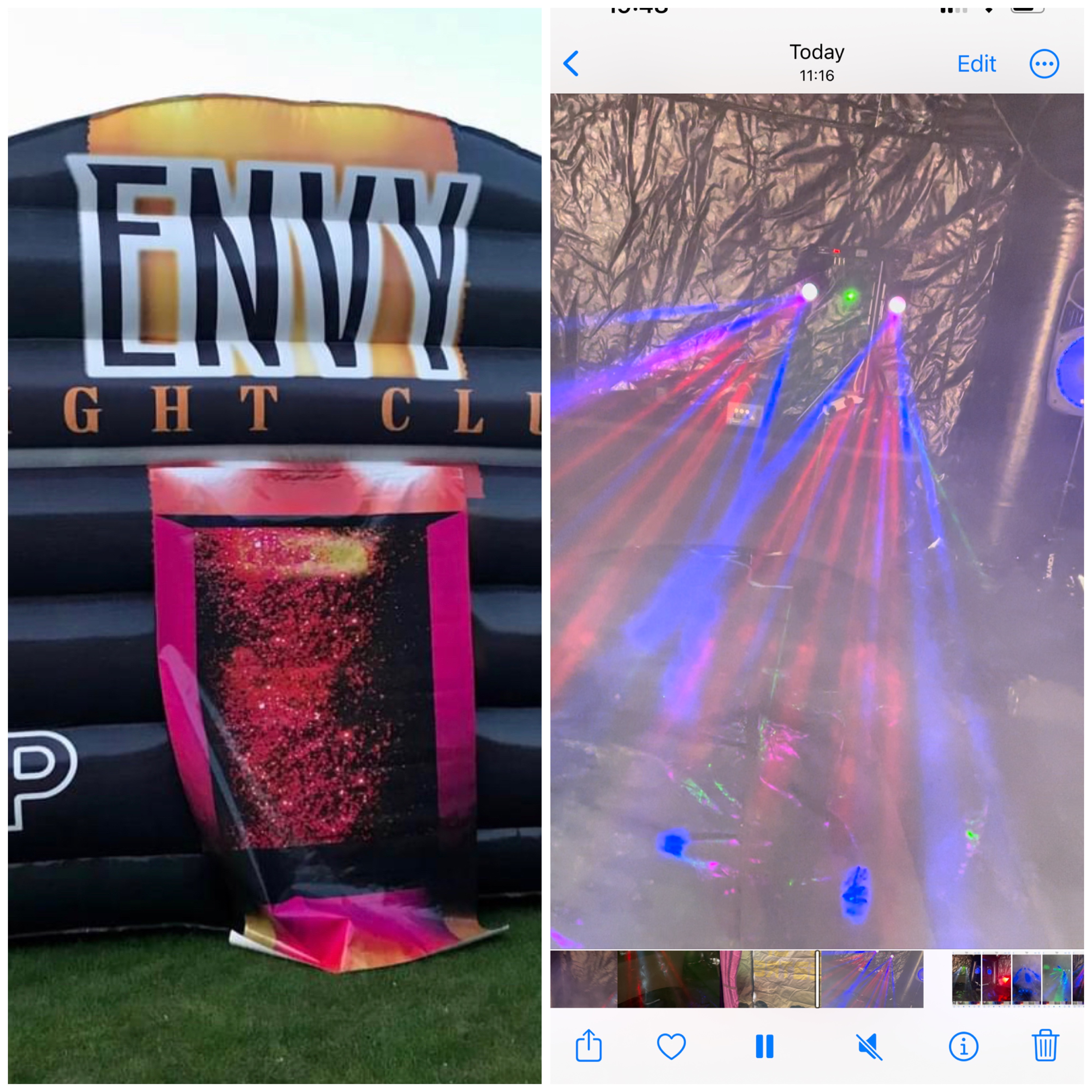 Inflatable nightclub hire West Midlands