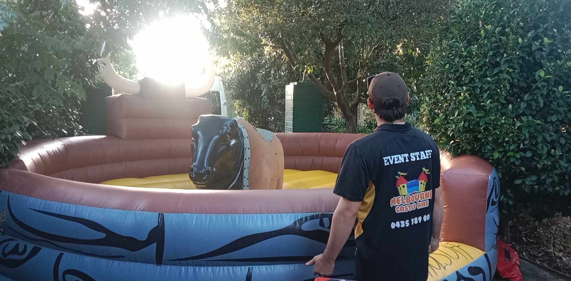 8001000pm Mechanical Bull Hire Nighttime Event Entertainment