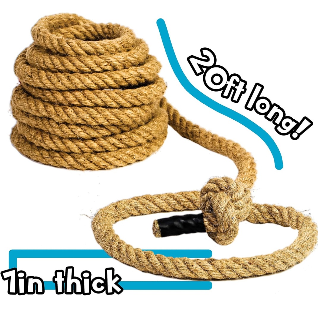 Tua Rope 20ft Tug of War Rope Rental | Party Games Hubert & Jacksonville NC