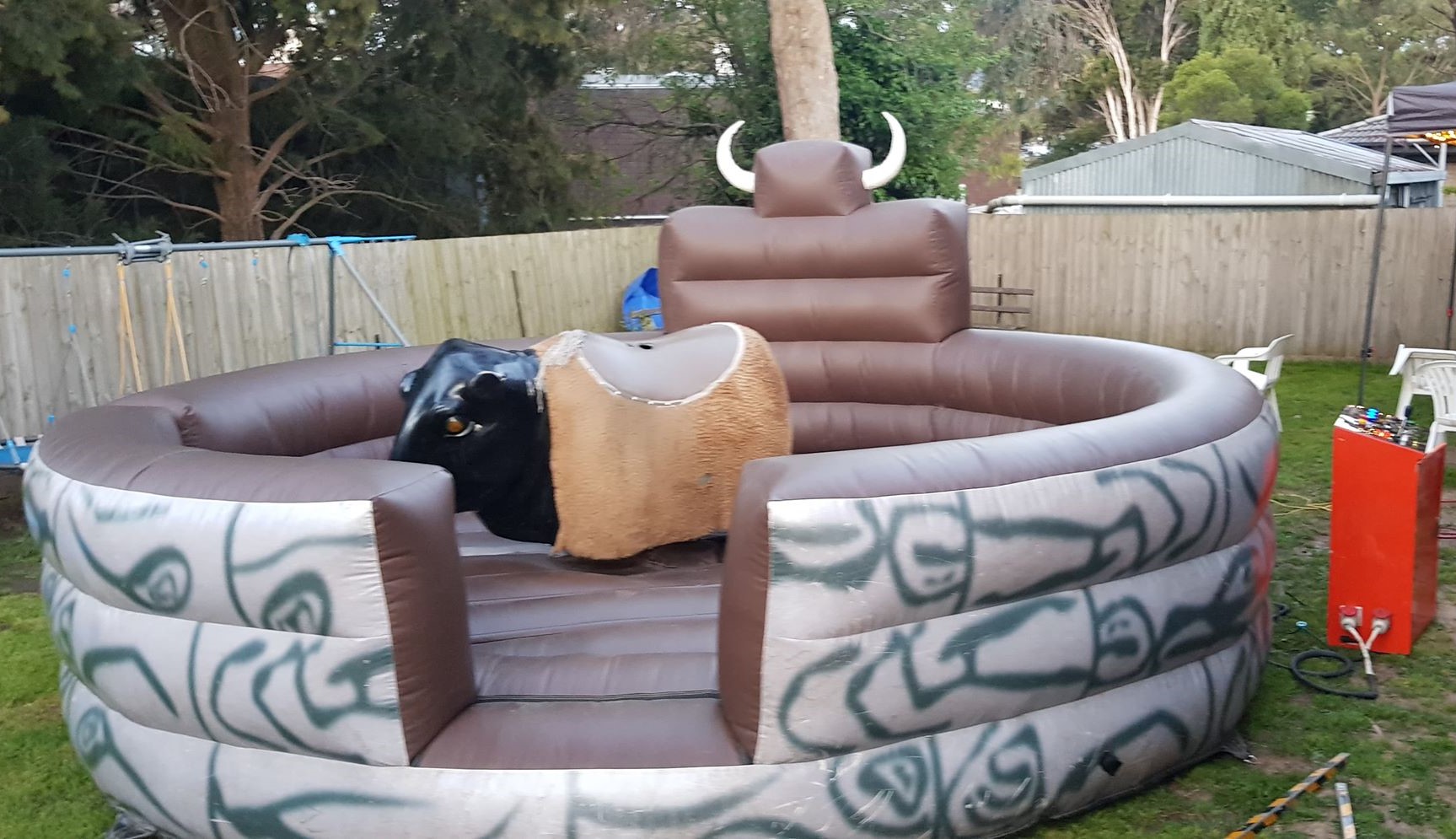 8001000pm Mechanical Bull Hire Nighttime Event Entertainment