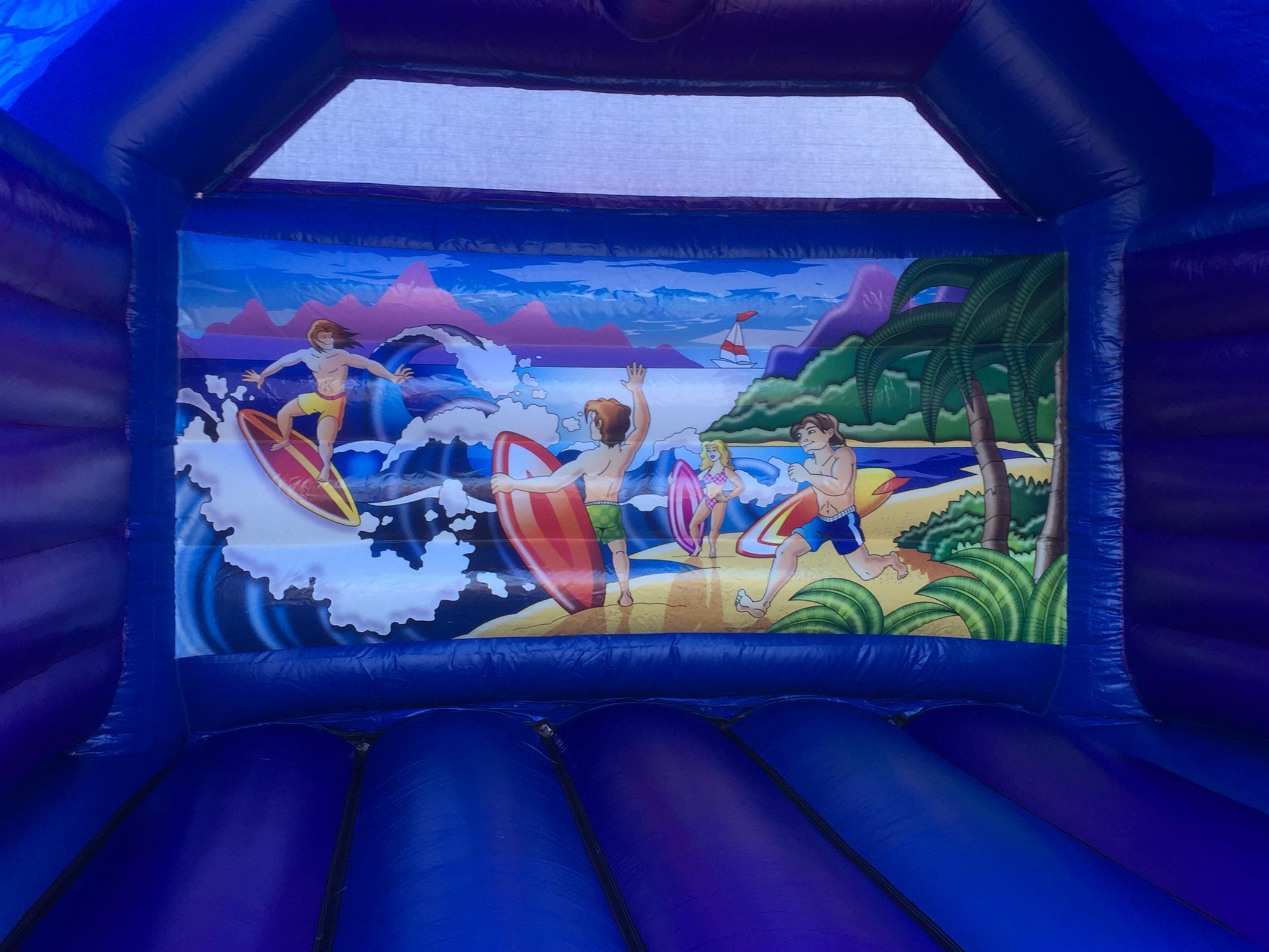 15ft X 18ft Beach Partysuper Bounce Bed Bouncy Castle Hire In