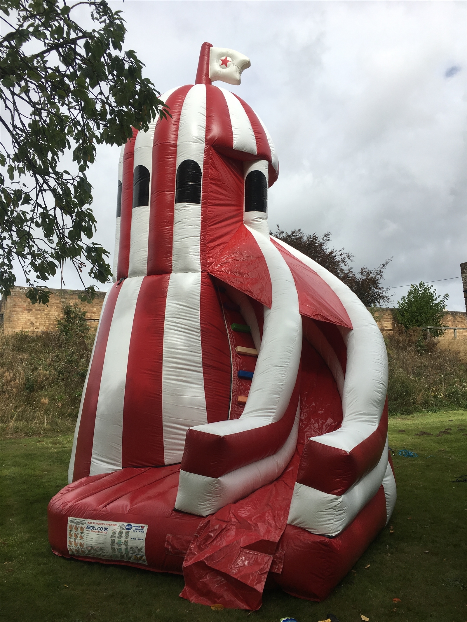Bounce Back Castles Helter Skelter Inflatable Slide