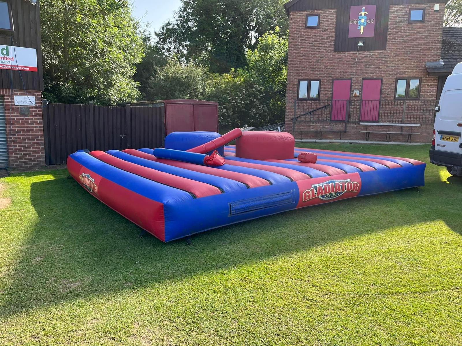 Gladiator Duel Bouncy Castle Hire in Mansfield, Nottingham, Derby