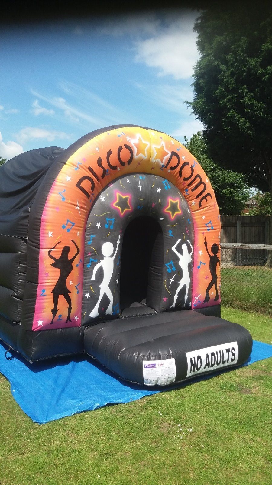 small disco dome bouncy castle