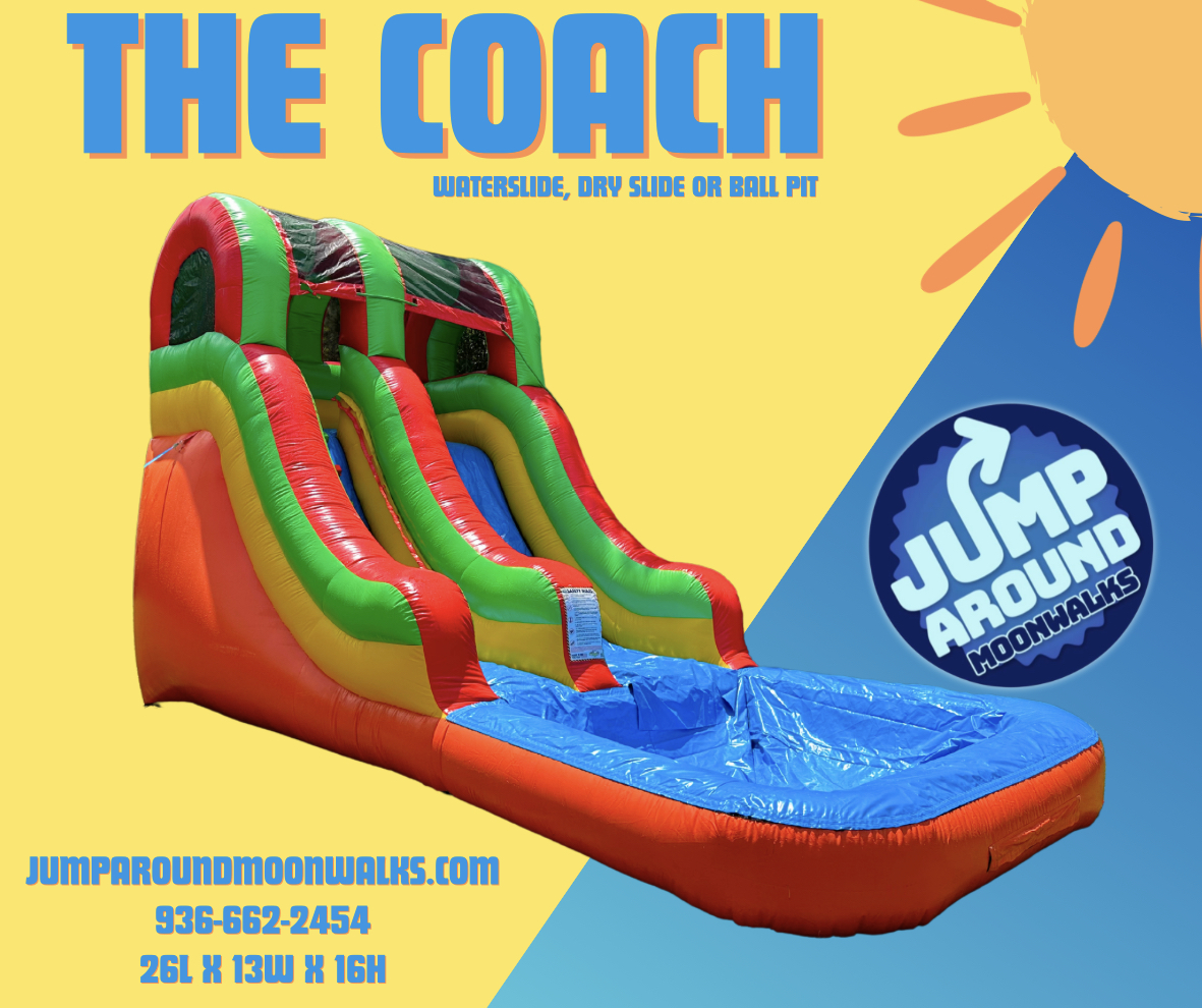 INFLATABLES (G) The Coach Best Voted Best Party Rentals Huntsville Tx & Surrounding Areas