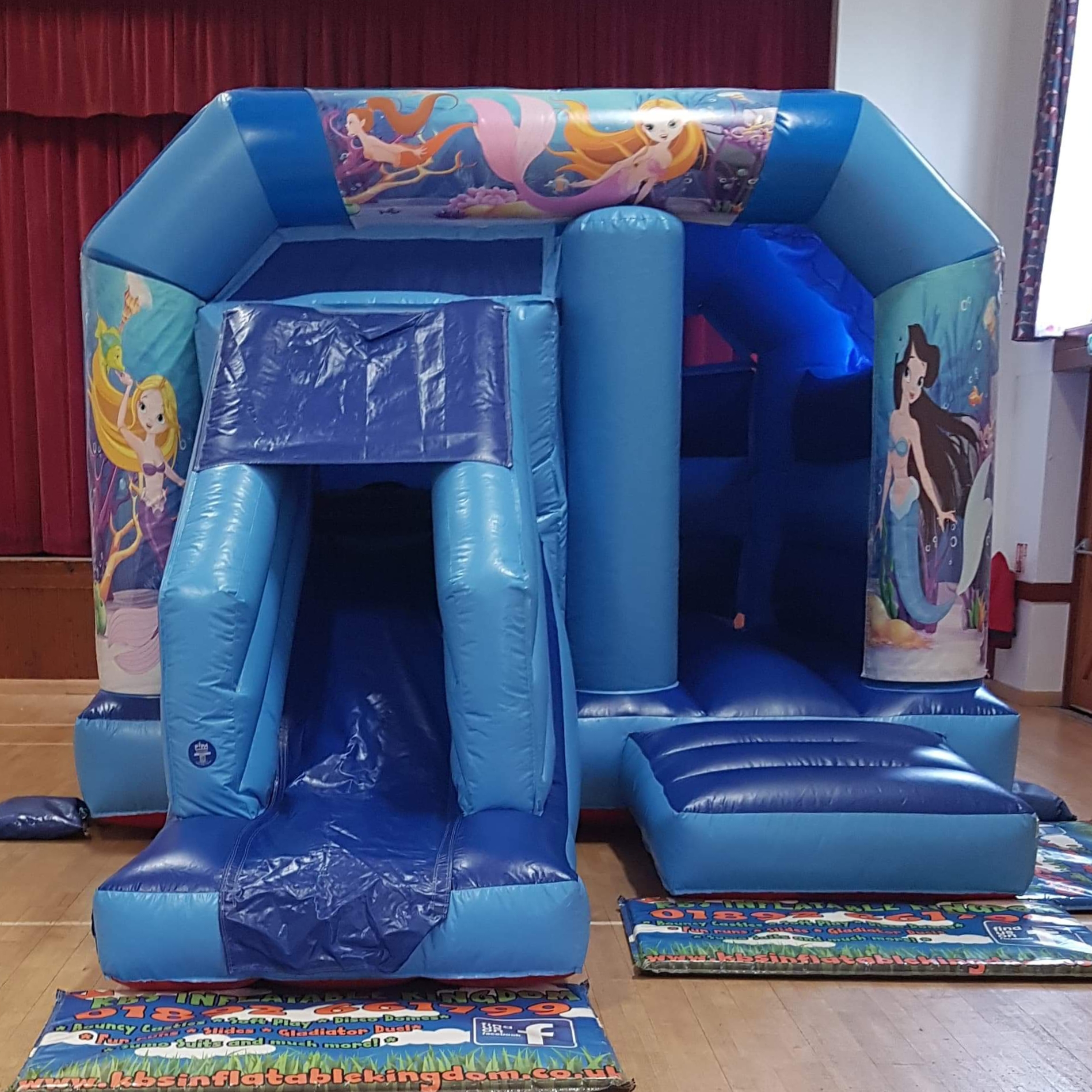 mermaid jumping castle hire