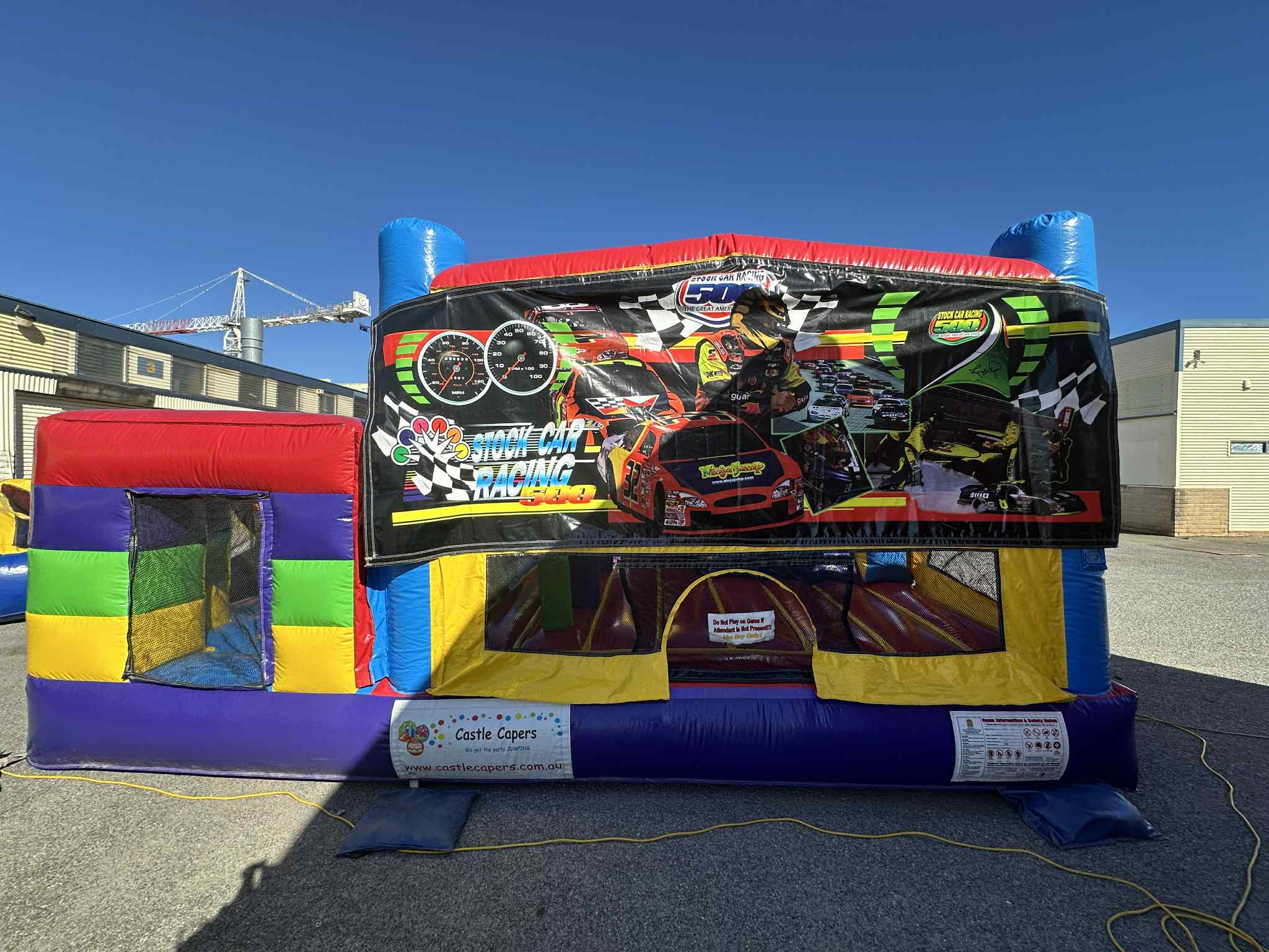 Triangle Square Racing Obstacle Course Race Car Multi Challenge Combo Obstacle Course Hire Adelaide | SA Wide