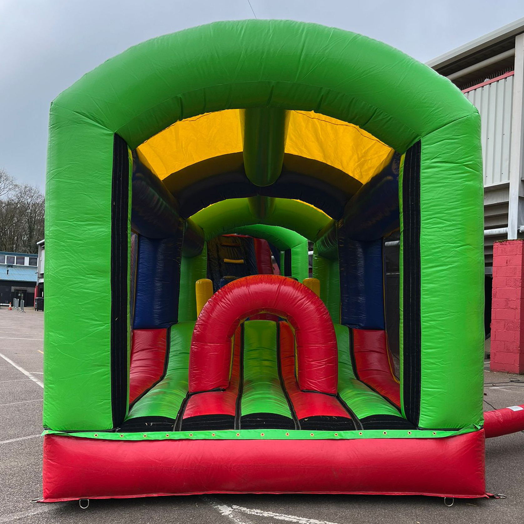 Multi Coloured piece Inflatable Obstacle Course Inflatable, Bouncy  Castle, Entertainment, Event Party Hire in London, Hertfordshire, Essex, 