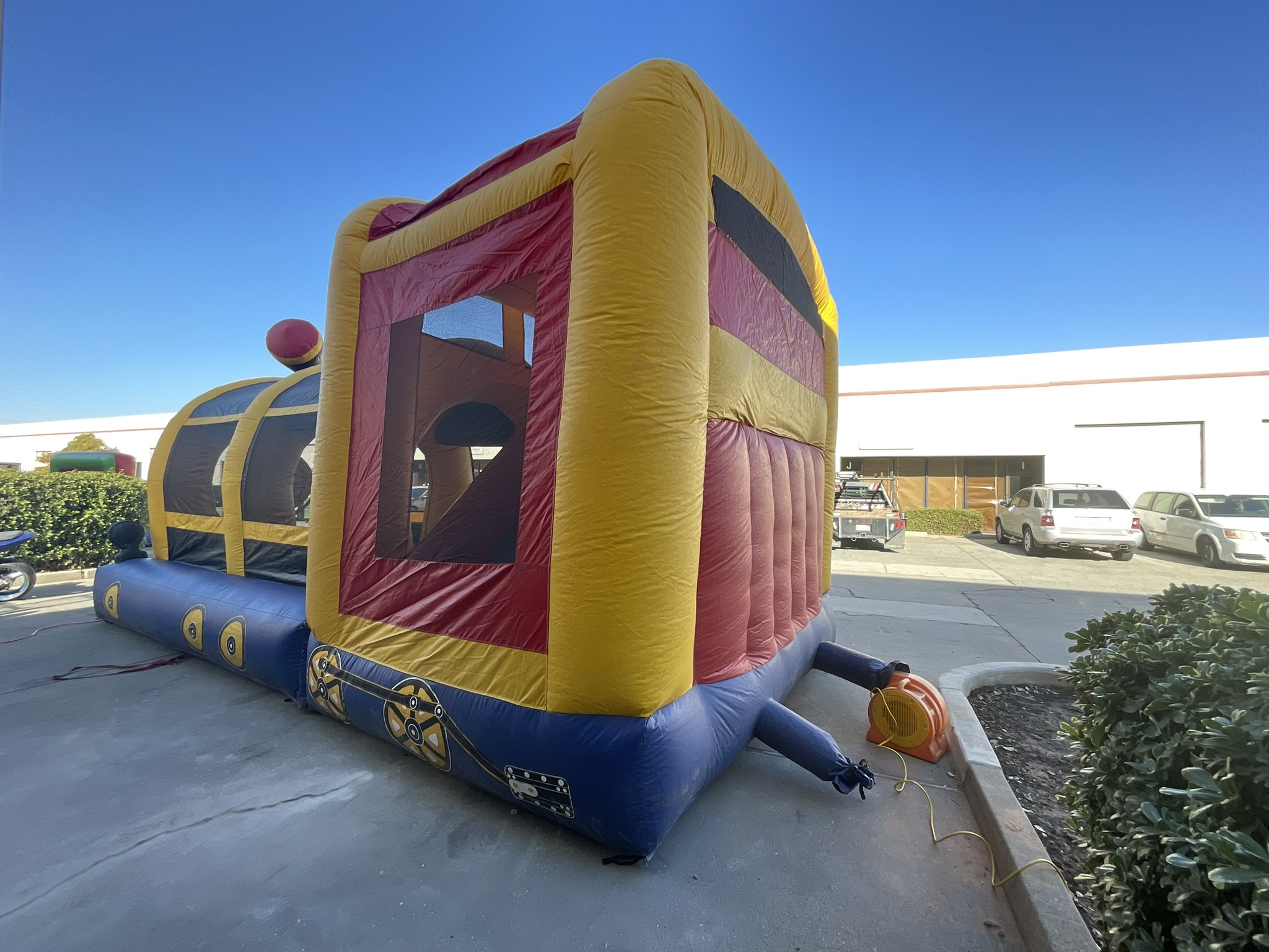 FORE SALE USED Train Combo Bounce House Inflatables, Mechanical