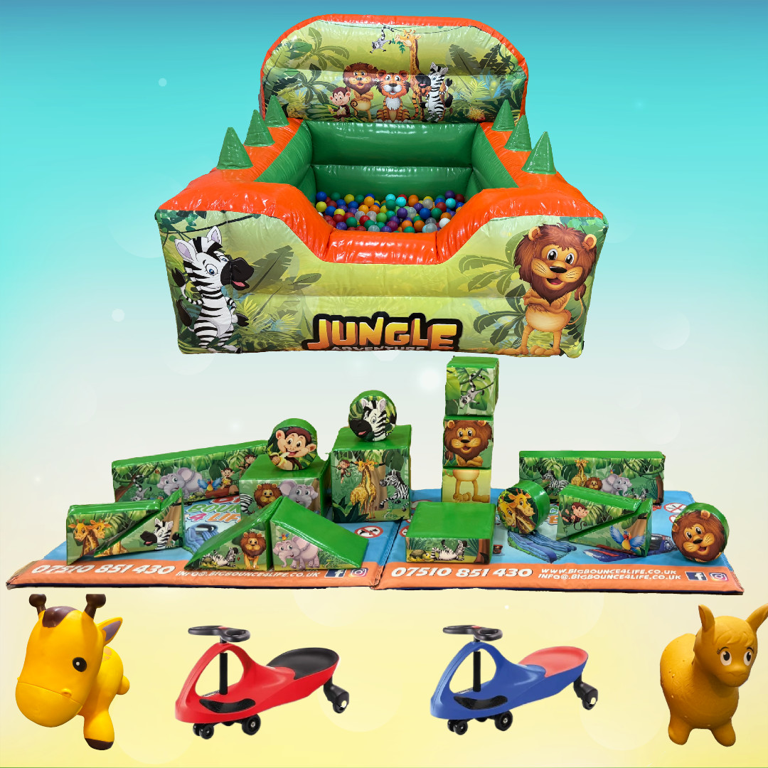 Jungle Adventure Softplay and Ball Pit Package