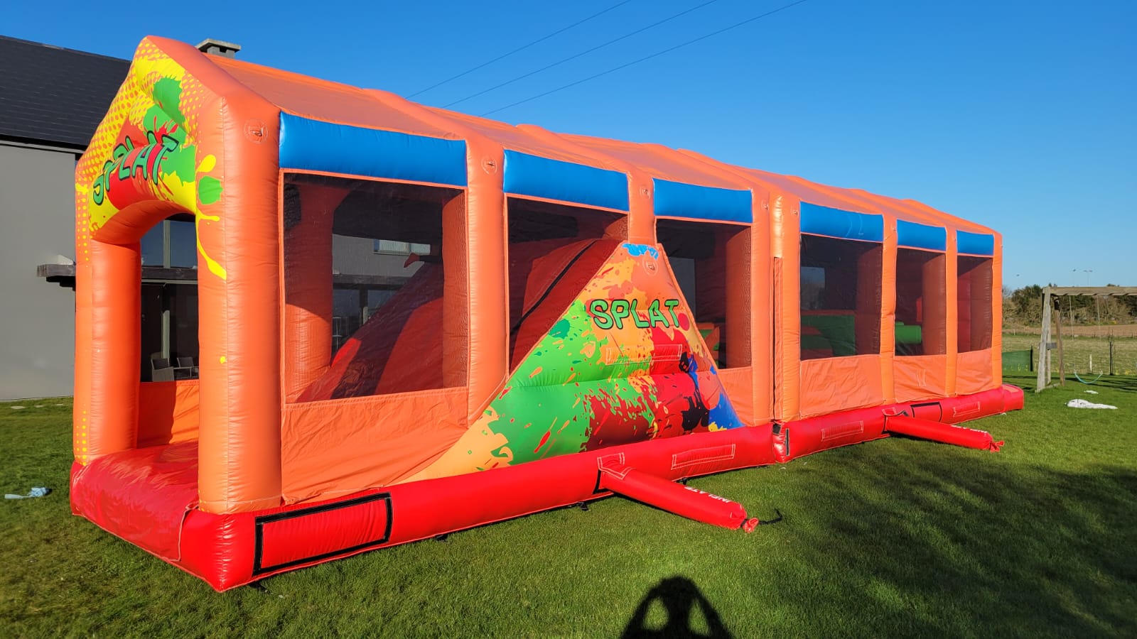 Splat Tag Course Splat Assault Course 55ft - Hire in Louth, Cavan, Meath, Monaghan ...